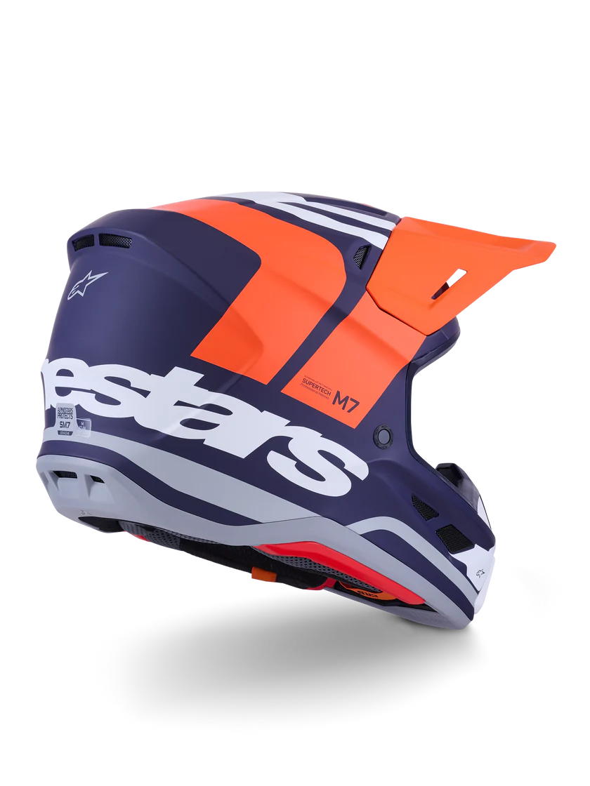 Alpinestars S-M7 Core Crosshelm Oranje