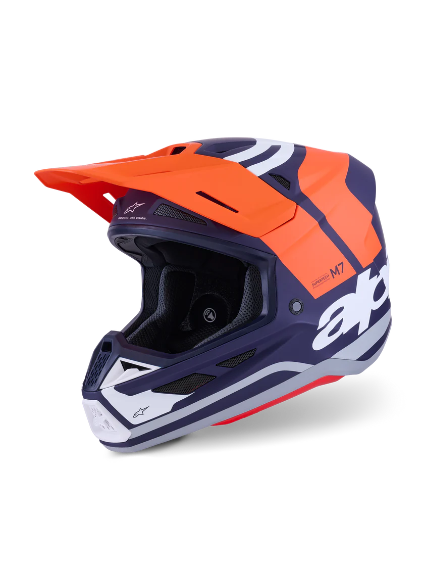 Alpinestars S-M7 Core Crosshelm Oranje