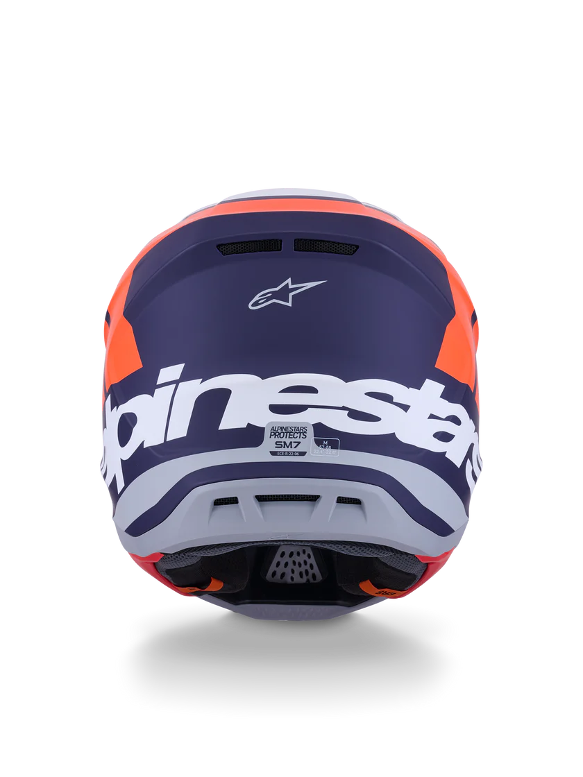 Alpinestars S-M7 Core Crosshelm Oranje