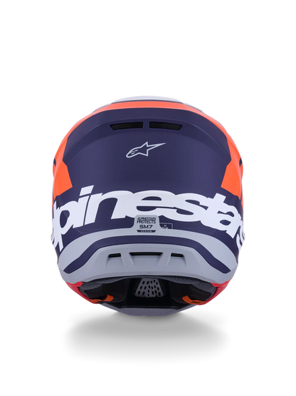 Alpinestars S-M7 Core Crosshelm Oranje