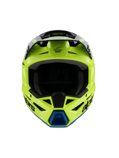 Alpinestars S-M3 Radium Kinder Crosshelm Geel Zwart