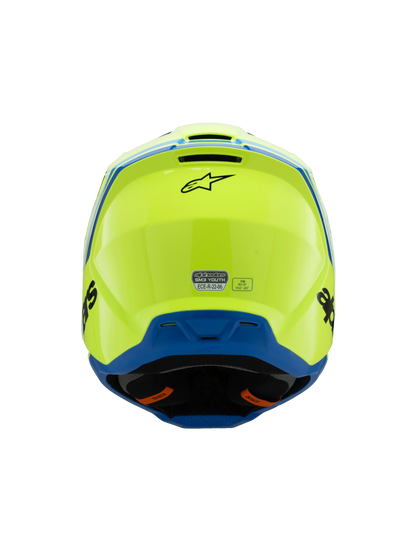 Alpinestars S-M3 Radium Kinder Crosshelm Geel Zwart