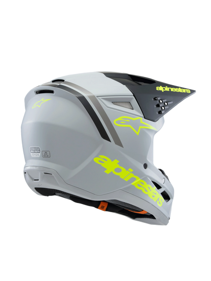 Alpinestars S-M3 Radium Kinder Crosshelm Grijs