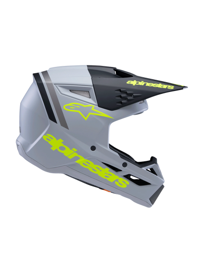 Alpinestars S-M3 Radium Kinder Crosshelm Grijs