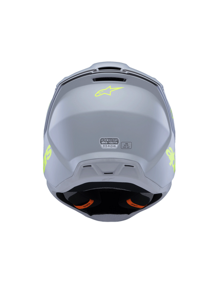 Alpinestars S-M3 Radium Kinder Crosshelm Grijs