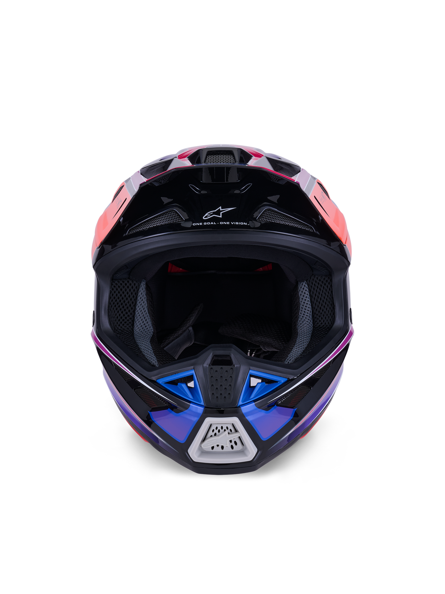 Alpinestars S-M7 Fuse Crosshelm Blauw Paars