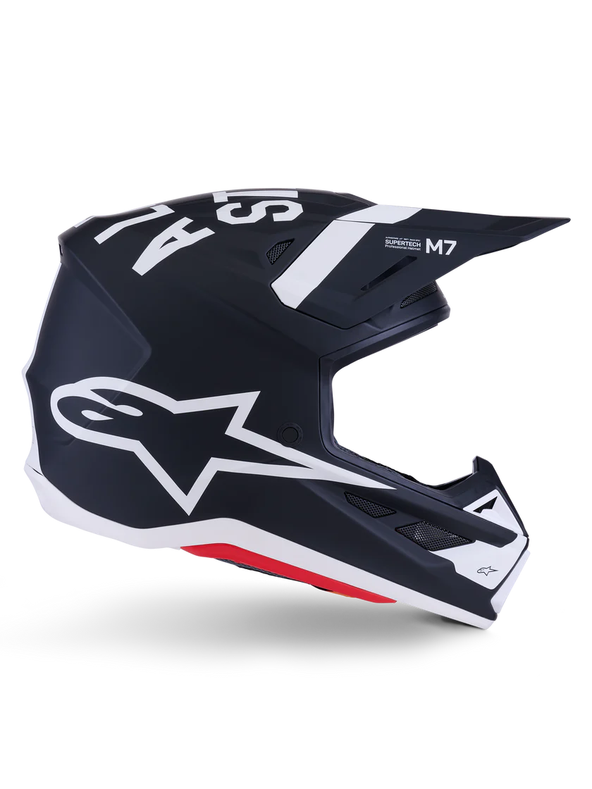 Alpinestars S-M7 Dasher Crosshelm Mat Zwart