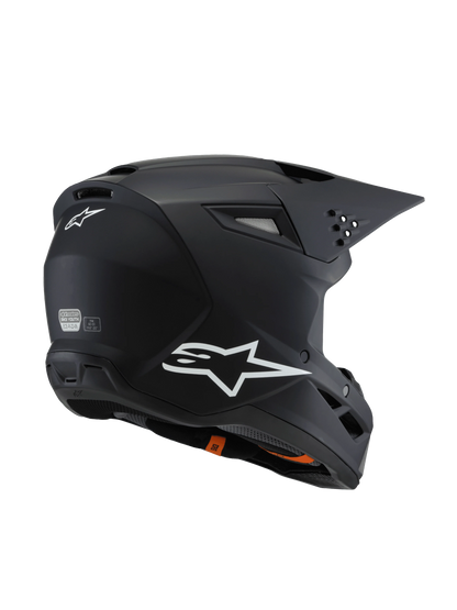 Alpinestars S-M3 Solid Kinder Crosshelm Mat Zwart