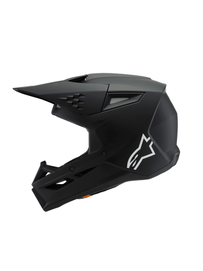 Alpinestars S-M3 Solid Kinder Crosshelm Mat Zwart