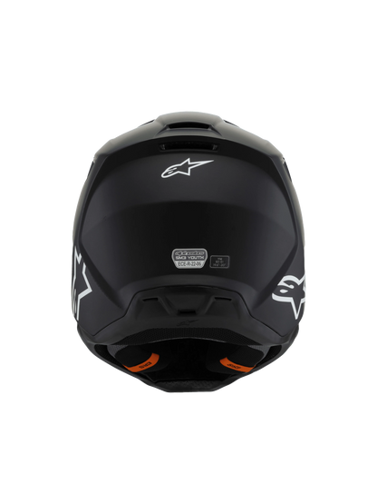 Alpinestars S-M3 Solid Kinder Crosshelm Mat Zwart