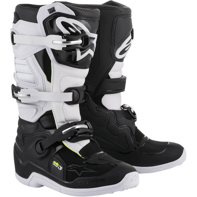 Alpinestars Tech 3 Stella Dames Crosslaars Zwart Wit