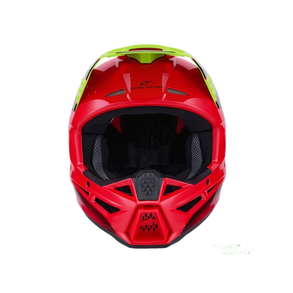 Alpinestars S-M3 Fray Crosshelm Rood Fluor Geel