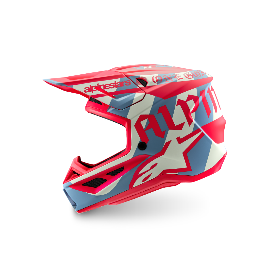 Alpinestars S-M7 Beast Crosshelm Mat Rood