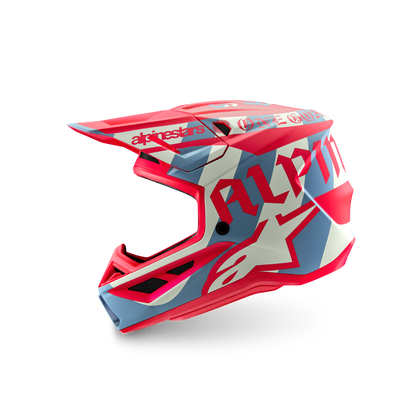 Alpinestars S-M7 Beast Crosshelm Mat Rood