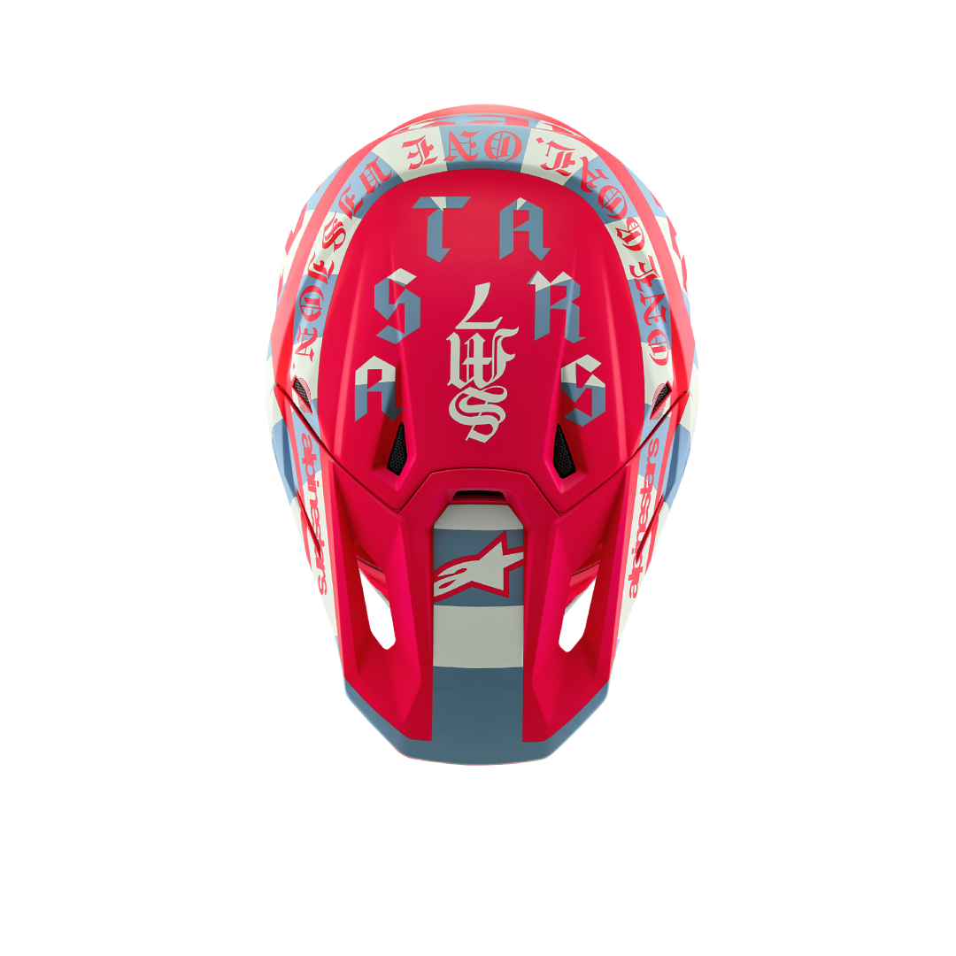 Alpinestars S-M7 Beast Crosshelm Mat Rood
