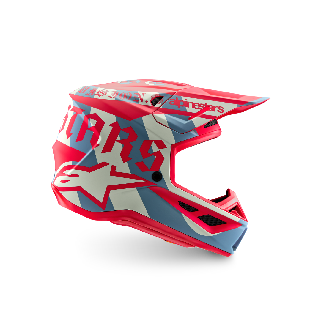 Alpinestars S-M7 Beast Crosshelm Mat Rood