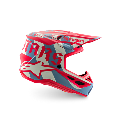 Alpinestars S-M7 Beast Crosshelm Mat Rood