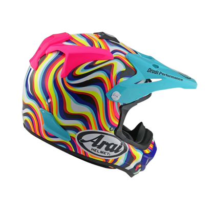 Arai MX-V Evo Stream Crosshelm Roze