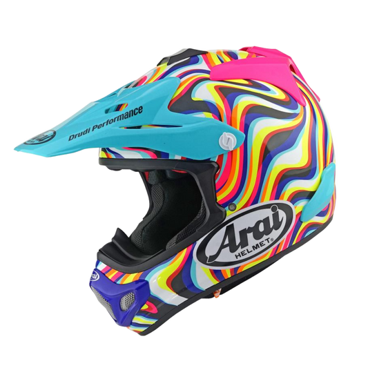 Arai MX-V Evo Stream Crosshelm Roze