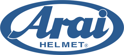 Het arai helmets logo is een van de bekendste merken in de Motorcross. De typische blauw witte kleuren zijn al jaren een veel geziene verschijning.