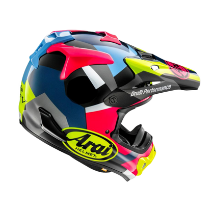 Arai MX-V Evo Block Crosshelm Roze