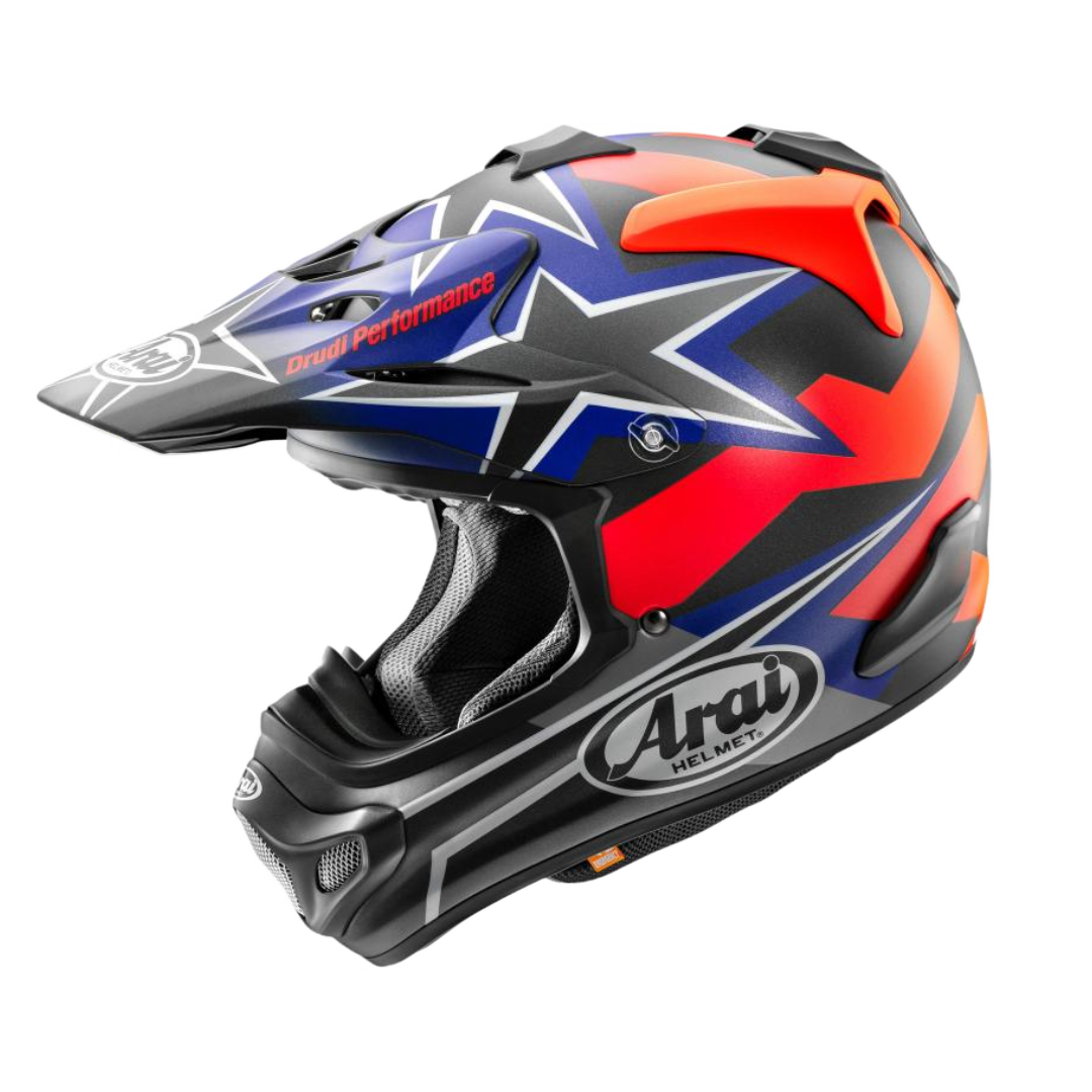 Arai MX-V Evo Stars & Stripes Dark Crosshelm (Mat)