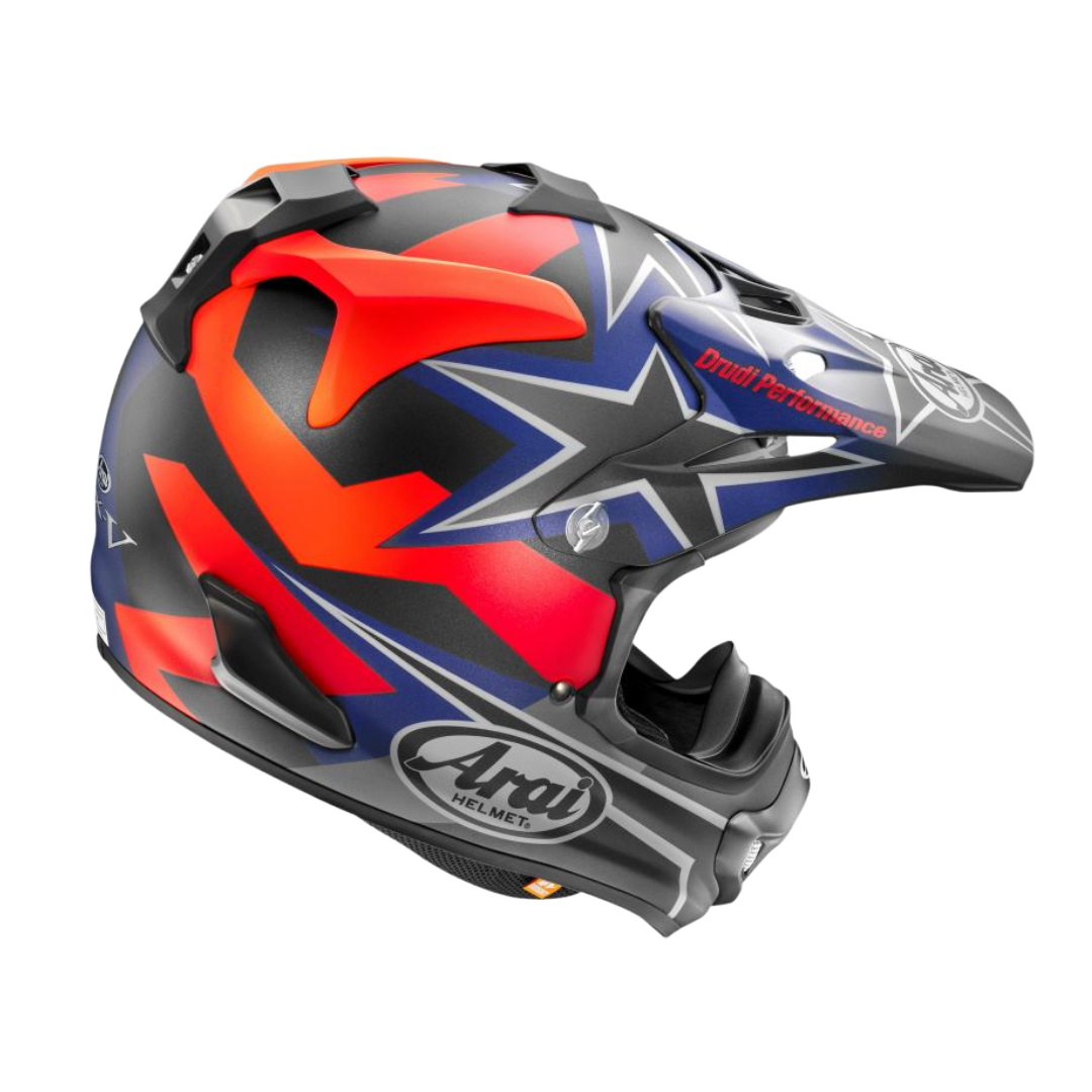 Arai MX-V Evo Stars & Stripes Dark Crosshelm (Mat)