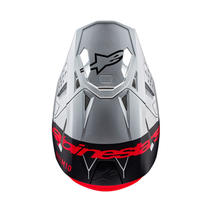 Alpinestars S-M10 Flood Crosshelm Zilver