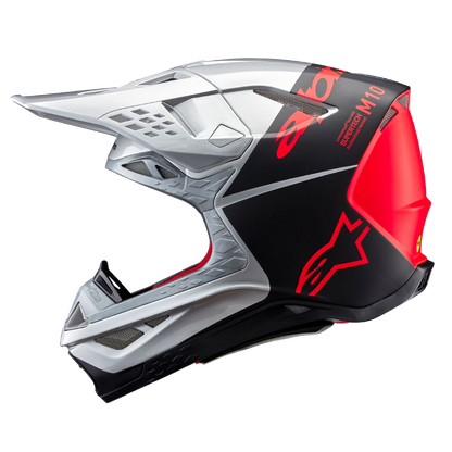Alpinestars S-M10 Flood Crosshelm Zilver