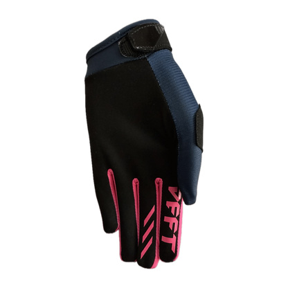 Deft Family EQVLNT Track Crosshandschoenen Donker Blauw Roze