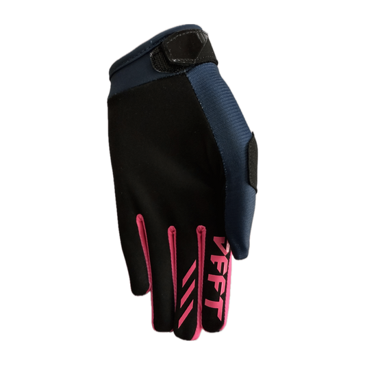 Deft Family EQVLNT Track Crosshandschoenen Donker Blauw Roze