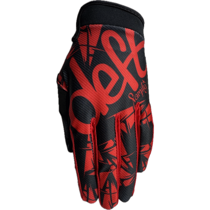 Deft Family EQVLNT Solid Crosshandschoenen Zwart Rood