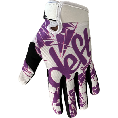 Deft Family EQVLNT Solid Kinder Crosshandschoenen Wit Paars