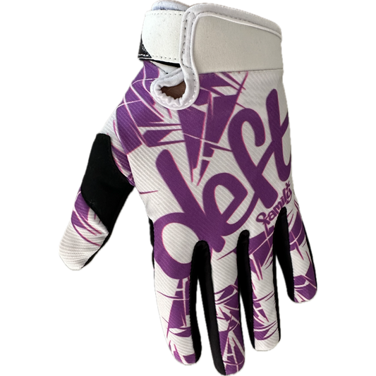 Deft Family EQVLNT Solid Kinder Crosshandschoenen Wit Paars