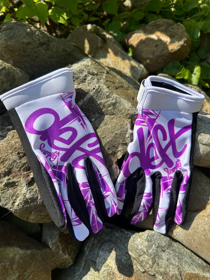 Deft Family EQVLNT Solid Crosshandschoenen Wit Paars