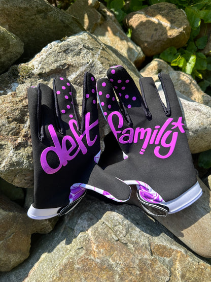 Deft Family EQVLNT Solid Crosshandschoenen Wit Paars