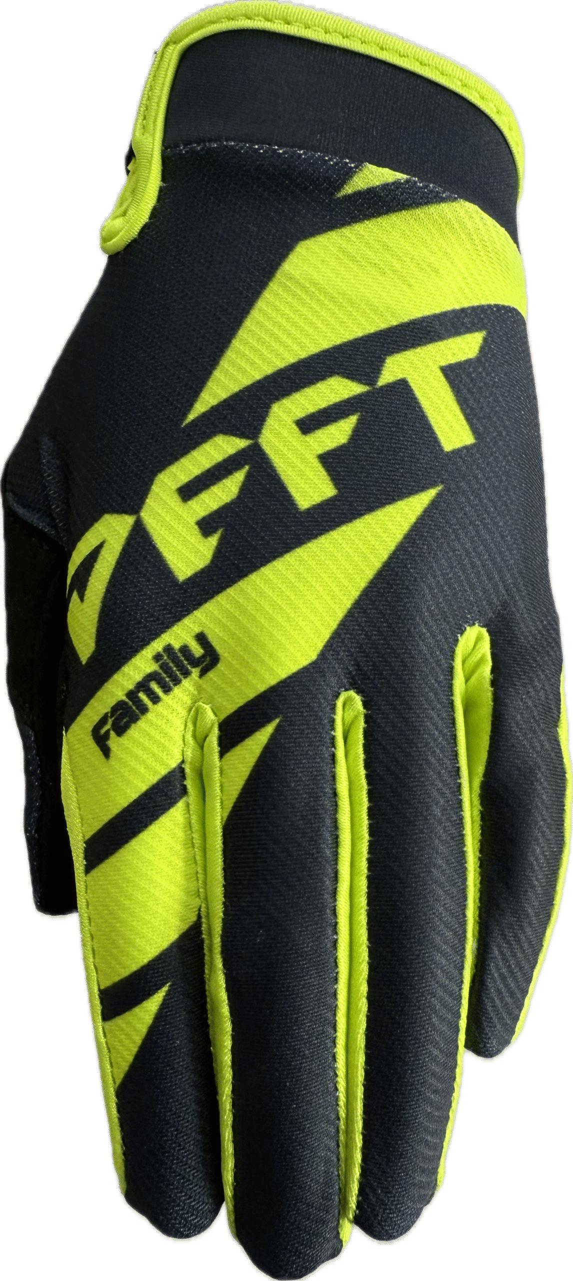 Deft Family EQVLNT Track Crosshandschoenen Marineblauw Fluor Geel