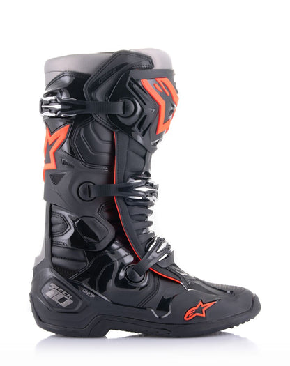 Alpinestars Tech 10 Crosslaars Zwart Fluor Rood