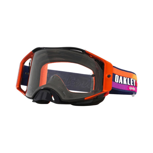 Oakley Airbrake Crossbril TLD Navy Sunrise Clear
