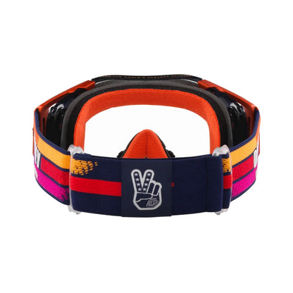 Oakley Airbrake Crossbril TLD Navy Sunrise Clear