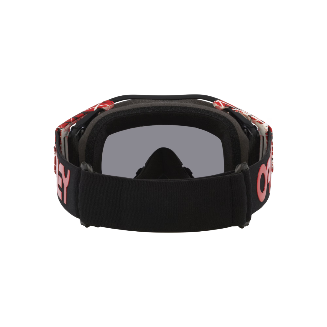 Oakley Airbrake Crossbril Red Eddie Dark Grey