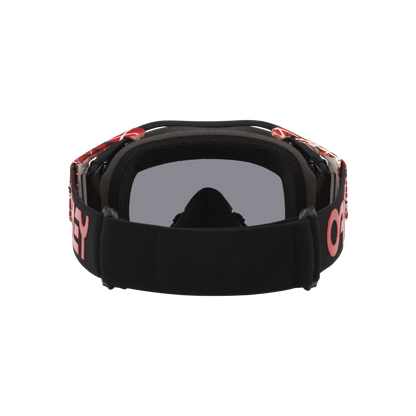 Oakley Airbrake Crossbril Red Eddie Dark Grey