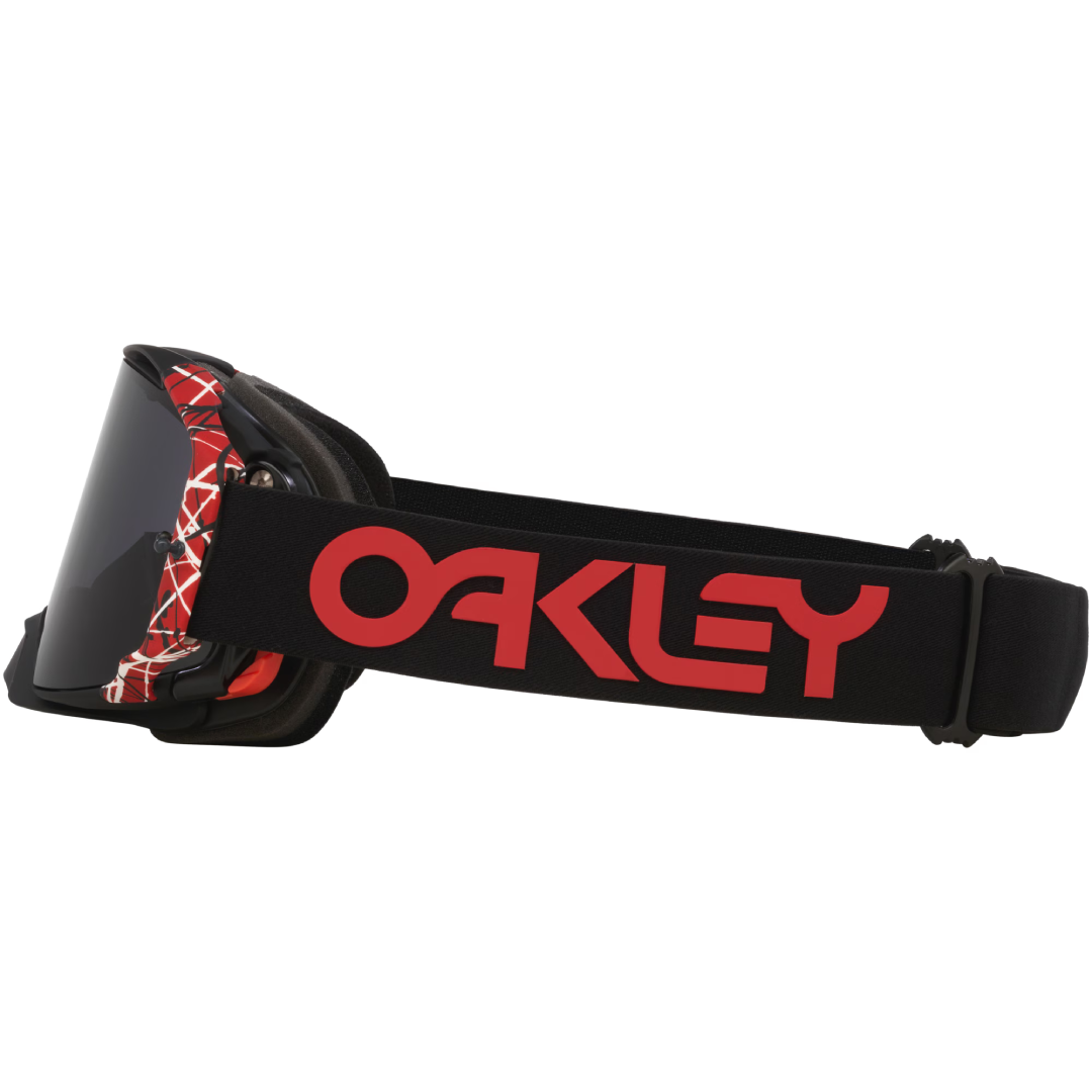 Oakley Airbrake Crossbril Red Eddie Dark Grey