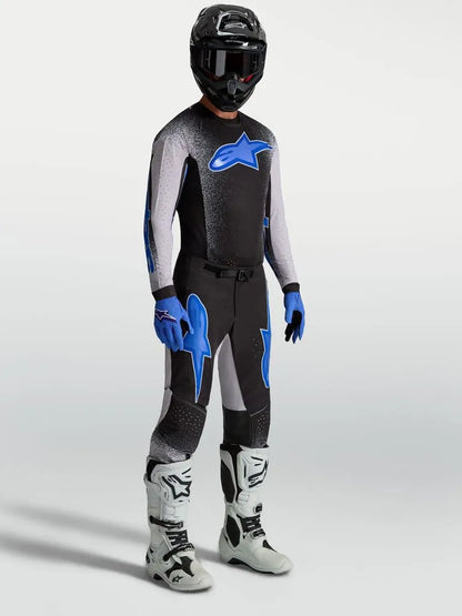 Alpinestars Supertech AFD Hinten Blauw Crossshirt