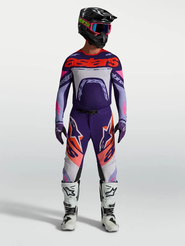 Alpinestars Supertech Dyna Paars Crossbroek