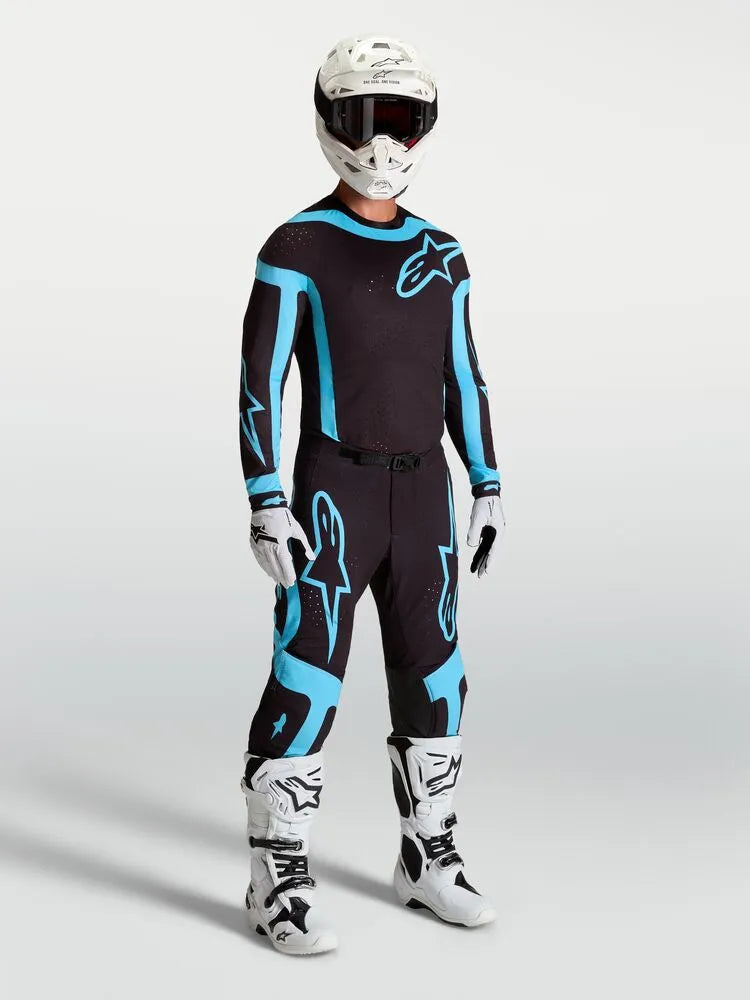Alpinestars Supertech Vesta Zwart Blauw Crossbroek
