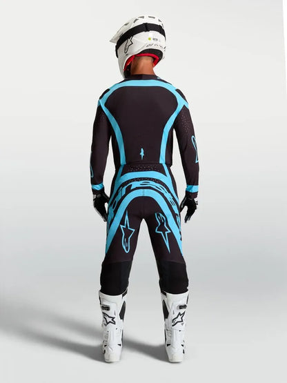 Alpinestars Supertech Vesta Zwart Blauw Crossbroek