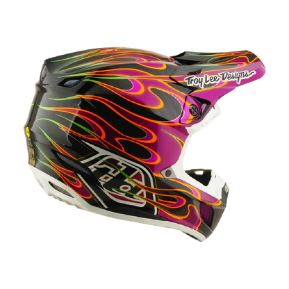 Troy Lee Designs SE5 Carbon Torched Crosshelm Paars