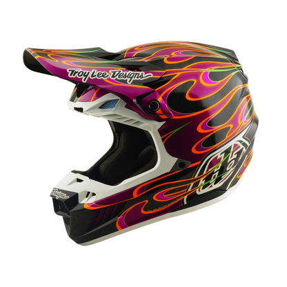 Troy Lee Designs SE5 Carbon Torched Crosshelm Paars