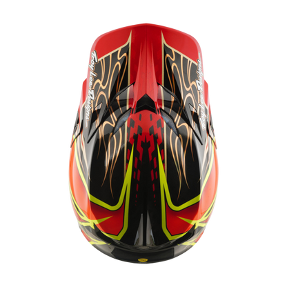 Troy Lee Designs SE5 Carbon Wings Crosshelm Rood